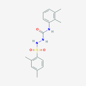 molecular formula C17H21N3O3S B5172102 N-(2,3-dimethylphenyl)-2-[(2,4-dimethylphenyl)sulfonyl]hydrazinecarboxamide 