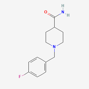 molecular formula C13H17FN2O B5172423 1-(4-fluorobenzyl)-4-piperidinecarboxamide 
