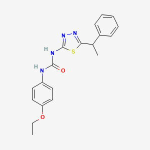 N-(4-ethoxyphenyl)-N'-[5-(1-phenylethyl)-1,3,4-thiadiazol-2-yl]urea