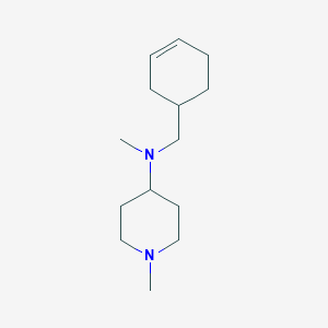 N-(3-cyclohexen-1-ylmethyl)-N,1-dimethyl-4-piperidinamine