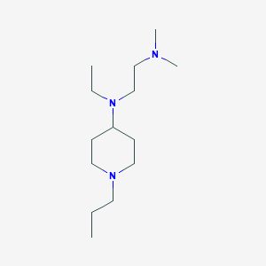 molecular formula C14H31N3 B5172858 N-ethyl-N',N'-dimethyl-N-(1-propyl-4-piperidinyl)-1,2-ethanediamine 