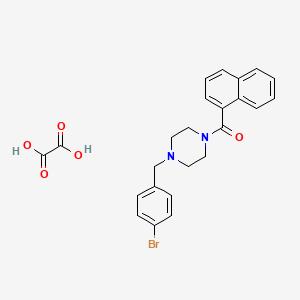 1-(4-bromobenzyl)-4-(1-naphthoyl)piperazine oxalate