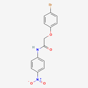 molecular formula C14H11BrN2O4 B5172875 2-(4-bromophenoxy)-N-(4-nitrophenyl)acetamide 