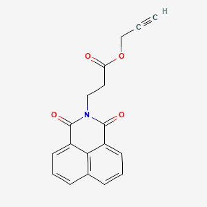 molecular formula C18H13NO4 B5172893 2-propyn-1-yl 3-(1,3-dioxo-1H-benzo[de]isoquinolin-2(3H)-yl)propanoate 