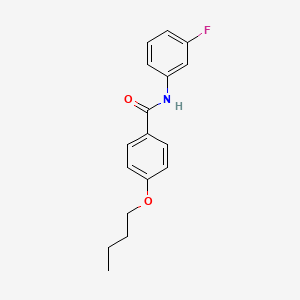 4-butoxy-N-(3-fluorophenyl)benzamide