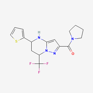 2-(1-pyrrolidinylcarbonyl)-5-(2-thienyl)-7-(trifluoromethyl)-4,5,6,7-tetrahydropyrazolo[1,5-a]pyrimidine