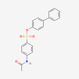 4-biphenylyl 4-(acetylamino)benzenesulfonate