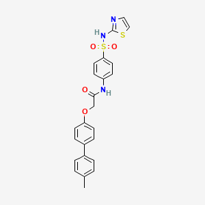 2-[(4'-methylbiphenyl-4-yl)oxy]-N-[4-(1,3-thiazol-2-ylsulfamoyl)phenyl]acetamide