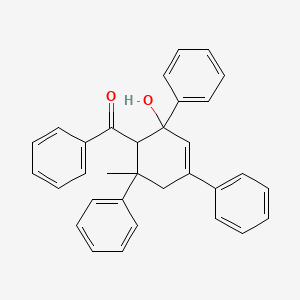 (2-hydroxy-6-methyl-2,4,6-triphenyl-3-cyclohexen-1-yl)(phenyl)methanone