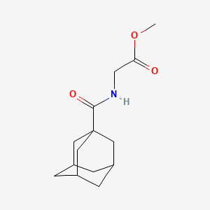 molecular formula C14H21NO3 B5173305 methyl N-(1-adamantylcarbonyl)glycinate 