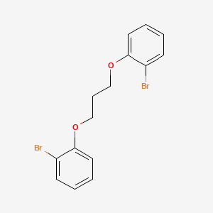 molecular formula C15H14Br2O2 B5173318 1,1'-[1,3-propanediylbis(oxy)]bis(2-bromobenzene) 