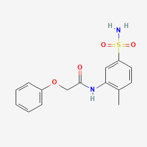 N-[5-(aminosulfonyl)-2-methylphenyl]-2-phenoxyacetamide