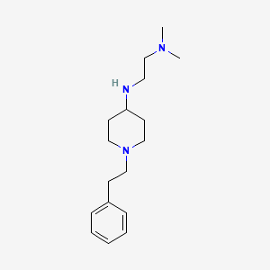 N,N-dimethyl-N'-[1-(2-phenylethyl)-4-piperidinyl]-1,2-ethanediamine