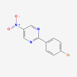 molecular formula C10H6BrN3O2 B5173588 2-(4-bromophenyl)-5-nitropyrimidine 