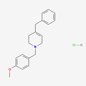 molecular formula C20H24ClNO B5173595 4-benzyl-1-(4-methoxybenzyl)-1,2,3,6-tetrahydropyridine hydrochloride 