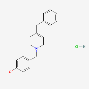 4-benzyl-1-(4-methoxybenzyl)-1,2,3,6-tetrahydropyridine hydrochloride