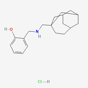 2-{[(tricyclo[4.3.1.1~3,8~]undec-3-ylmethyl)amino]methyl}phenol hydrochloride