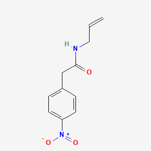 molecular formula C11H12N2O3 B5173653 N-allyl-2-(4-nitrophenyl)acetamide 