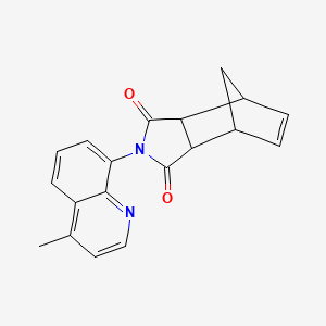 molecular formula C19H16N2O2 B5173700 4-(4-methyl-8-quinolinyl)-4-azatricyclo[5.2.1.0~2,6~]dec-8-ene-3,5-dione CAS No. 5814-58-4