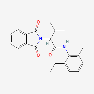 2-(1,3-dioxo-1,3-dihydro-2H-isoindol-2-yl)-N-(2-ethyl-6-methylphenyl)-3-methylbutanamide