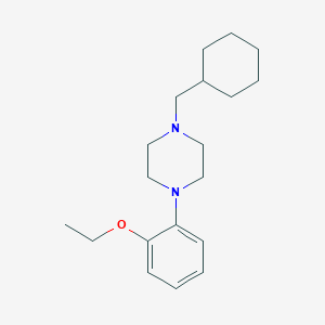 molecular formula C19H30N2O B5173761 1-(cyclohexylmethyl)-4-(2-ethoxyphenyl)piperazine 