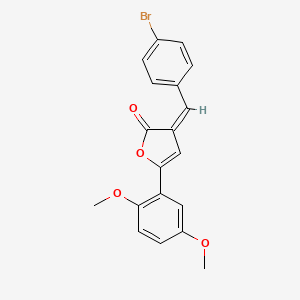 3-(4-bromobenzylidene)-5-(2,5-dimethoxyphenyl)-2(3H)-furanone