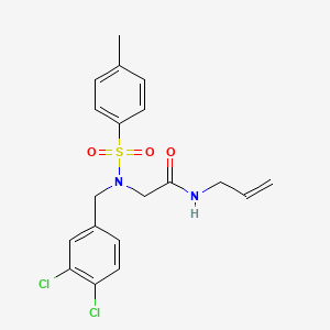 N~1~-allyl-N~2~-(3,4-dichlorobenzyl)-N~2~-[(4-methylphenyl)sulfonyl]glycinamide