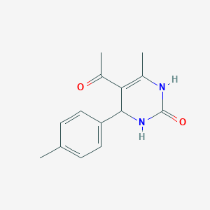 molecular formula C14H16N2O2 B5173856 5-acetyl-6-methyl-4-(4-methylphenyl)-3,4-dihydro-2(1H)-pyrimidinone 