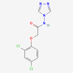 molecular formula C10H8Cl2N4O2 B5173870 2-(2,4-dichlorophenoxy)-N-4H-1,2,4-triazol-4-ylacetamide 