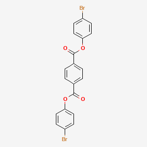 molecular formula C20H12Br2O4 B5174020 对二溴苯对苯二甲酸酯 