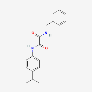 molecular formula C18H20N2O2 B5174104 N-benzyl-N'-(4-isopropylphenyl)ethanediamide 
