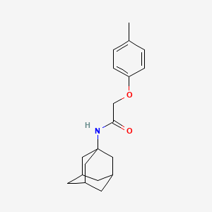 molecular formula C19H25NO2 B5174137 N-1-adamantyl-2-(4-methylphenoxy)acetamide 