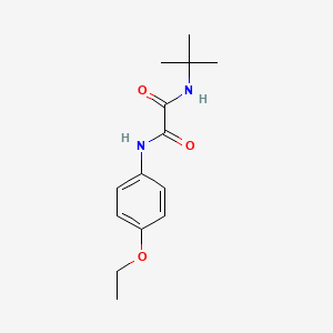 molecular formula C14H20N2O3 B5174219 N-(tert-butyl)-N'-(4-ethoxyphenyl)ethanediamide 