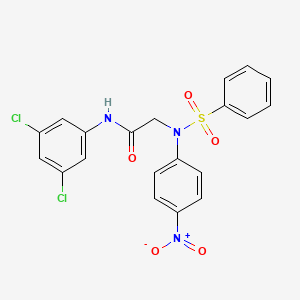 N~1~-(3,5-dichlorophenyl)-N~2~-(4-nitrophenyl)-N~2~-(phenylsulfonyl)glycinamide