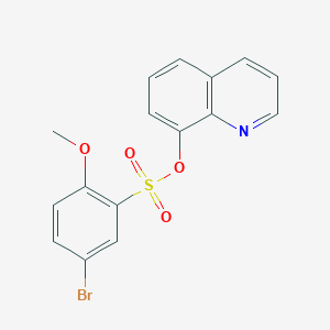 8-quinolinyl 5-bromo-2-methoxybenzenesulfonate