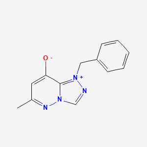 molecular formula C13H12N4O B5174419 1-苄基-6-甲基-1H-[1,2,4]三唑并[4,3-b]哒嗪-4-醇-8-盐酸盐 