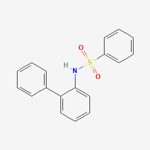 molecular formula C18H15NO2S B5174576 N-2-biphenylylbenzenesulfonamide CAS No. 93729-09-0