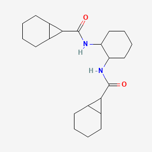molecular formula C22H34N2O2 B5174582 N,N'-1,2-cyclohexanediylbisbicyclo[4.1.0]heptane-7-carboxamide 