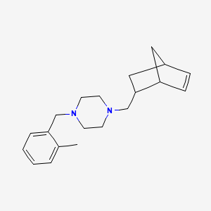 molecular formula C20H28N2 B5174592 1-(bicyclo[2.2.1]hept-5-en-2-ylmethyl)-4-(2-methylbenzyl)piperazine 