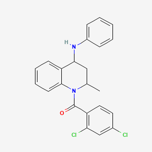 1-(2,4-dichlorobenzoyl)-2-methyl-N-phenyl-1,2,3,4-tetrahydro-4-quinolinamine