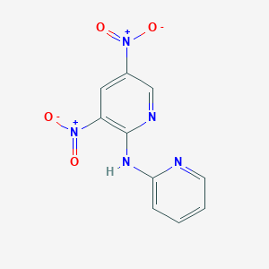 molecular formula C10H7N5O4 B5174698 3,5-dinitro-N-2-pyridinyl-2-pyridinamine 