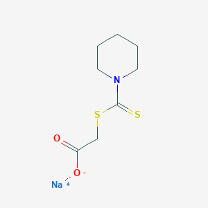 molecular formula C8H12NNaO2S2 B5174713 sodium [(1-piperidinylcarbonothioyl)thio]acetate 