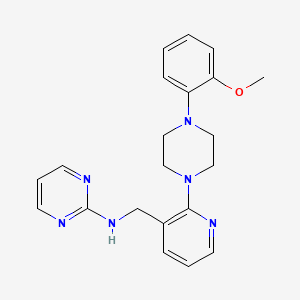 molecular formula C21H24N6O B5174718 N-({2-[4-(2-methoxyphenyl)-1-piperazinyl]-3-pyridinyl}methyl)-2-pyrimidinamine 