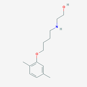 2-{[4-(2,5-dimethylphenoxy)butyl]amino}ethanol