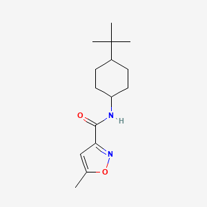 molecular formula C15H24N2O2 B5174847 N-(4-tert-butylcyclohexyl)-5-methyl-3-isoxazolecarboxamide 