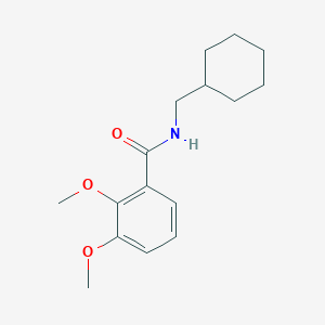 molecular formula C16H23NO3 B5174860 N-(cyclohexylmethyl)-2,3-dimethoxybenzamide 