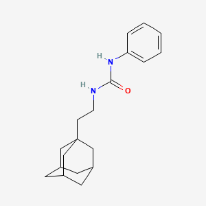 molecular formula C19H26N2O B5174895 N-[2-(1-adamantyl)ethyl]-N'-phenylurea 