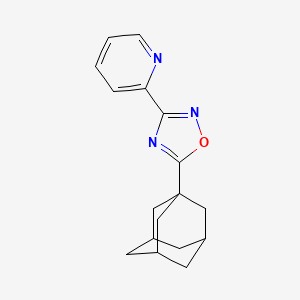 2-[5-(1-adamantyl)-1,2,4-oxadiazol-3-yl]pyridine