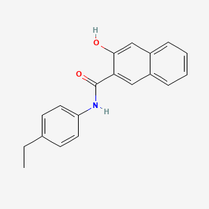 molecular formula C19H17NO2 B5174963 N-(4-ethylphenyl)-3-hydroxy-2-naphthamide CAS No. 82382-57-8