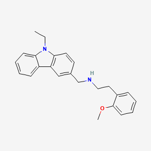 N-[(9-ethyl-9H-carbazol-3-yl)methyl]-2-(2-methoxyphenyl)ethanamine